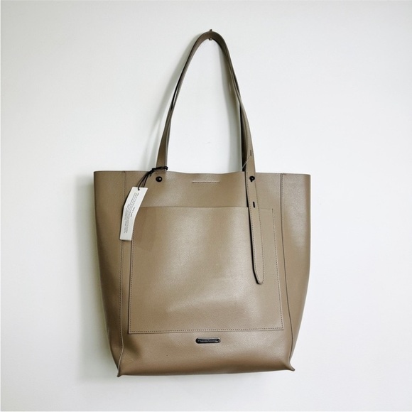 Rebecca Minkoff genuine leather tote in Sandrift NWT - Picture 2 of 7